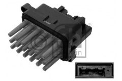 Резистор вентилятора печки (для воздуходувки) для FORD KUGA I 2.0 TDCi 2008-2012, код двигателя G6DG,UKDA, V см3 1997, кВт 100, л.с. 136, Дизель, Febi 38645